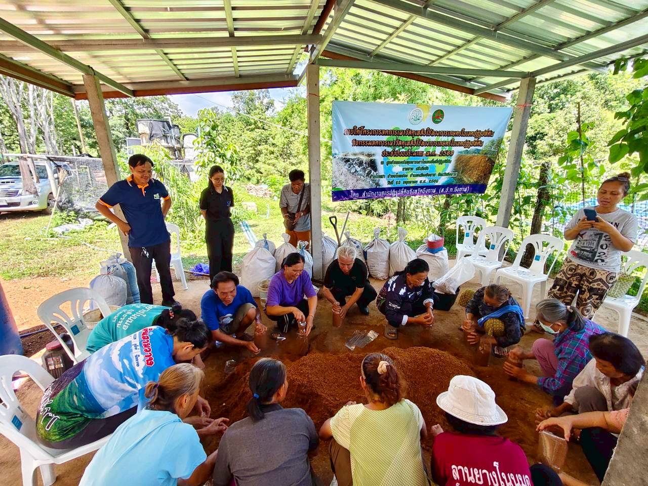 title - อบรม “การสร้างอาชีพในการบริหารจัดการเศษวัสดุเหลือใช้ทางการเกษตรเพื่อเพิ่มมูลค่าเป็นมิตรกับสิ่งแวดล้อม” 